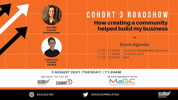 Cohort 3 Roadshow - How creating a community helped build my business