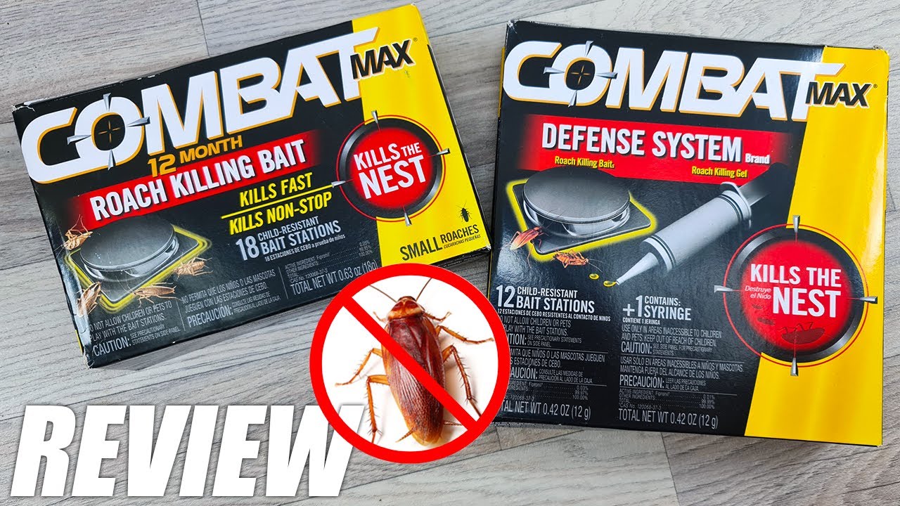 Combat Max 12 Month Roach Killing Bait Small Roach Bait Station 18 Count 