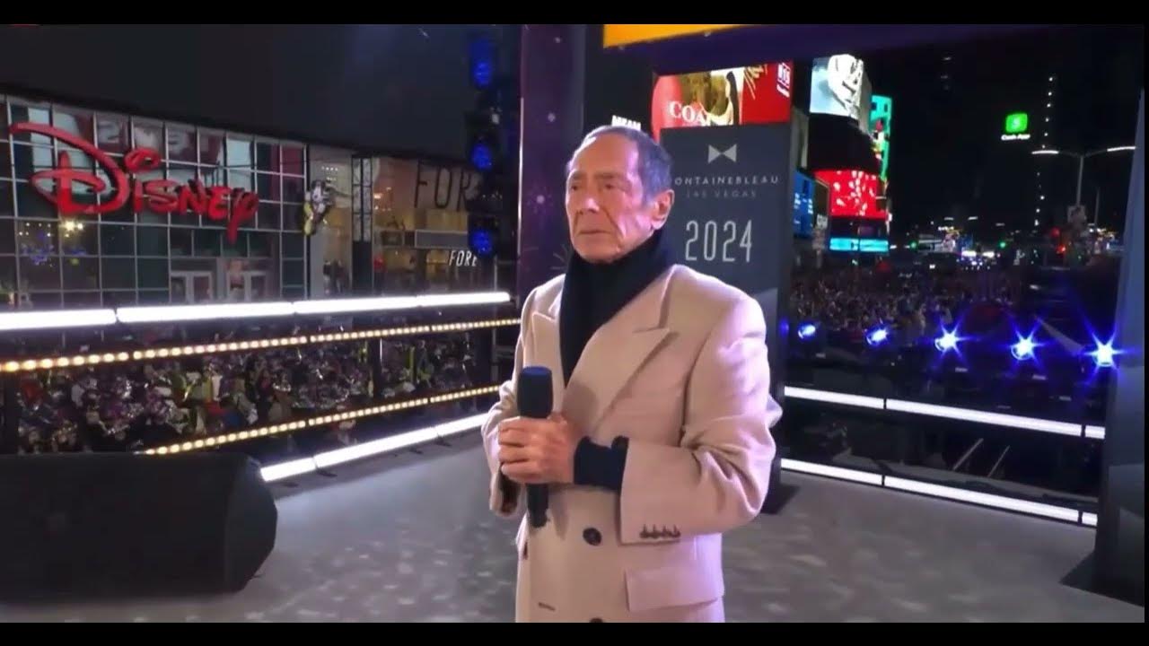 Imagine by Paul Anka 2024 NYC New Year’s Eve (echo reduced) - YouTube