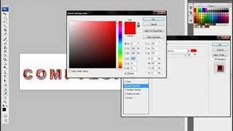 How to create an electrified text in photoshop cs3
