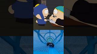 Video voorbeeld van "Southpark: Eric cartman gets loured in to break is stuff 😂#southpark #southparkclips #game #south"