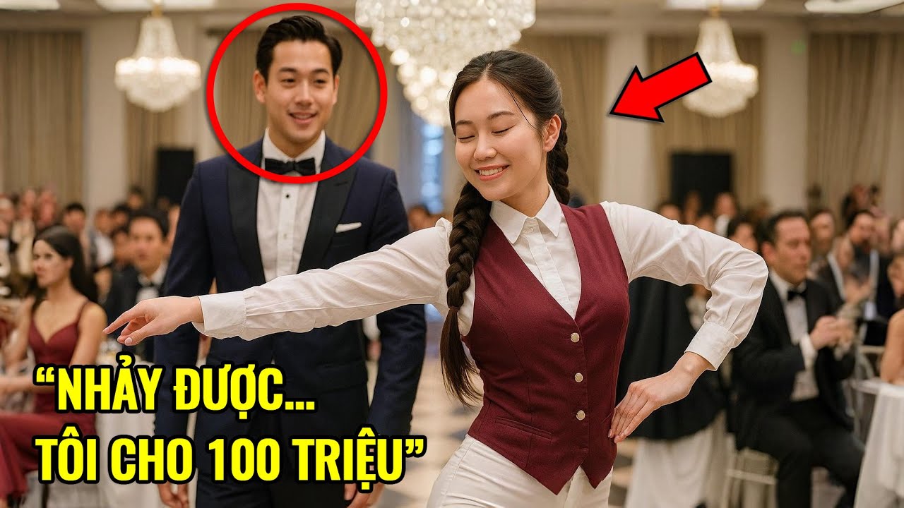 Tỷ phú ngạo mạn thách cô phục vụ nghèo nhảy múa – 30 giây sau, cô khiến cả hội trường chết lặng!