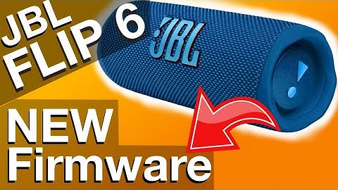 NEW FIRMWARE! Updating JBL FLIP 6 Bluetooth Speaker (How to)