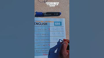 Achoghi m ima – Learn Igbo language with Chikezie #igbo #igbolanguage #igboamaka #igboculture