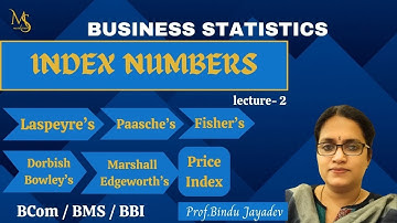 Index Numbers / Laspeyres