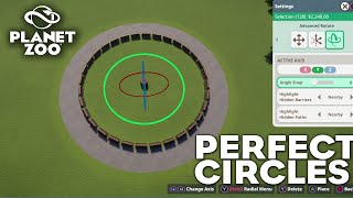 How to make PERFECT Circles in Planet Zoo (Console)!