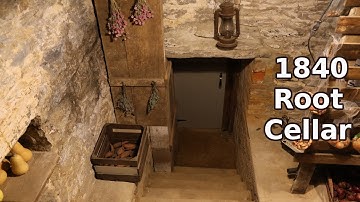 1840 Root Cellar Renovated -Temperature and Radon Problems are Solved with Unique Ventilation System