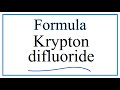 Krypton and Fluorine Compounds
