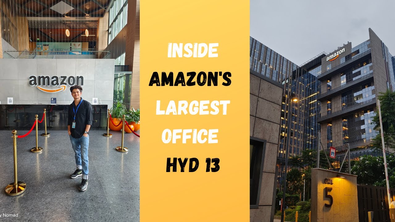Inside World s Largest Amazon Office Office Tour Hyderabad My Inside World s Largest Amazon Office Office Tour Hyderabad My