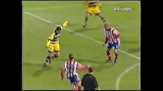 Parma vs Atletico Madrid Coppa Uefa 1998/99 2-1,gol di Enrico Chiesa