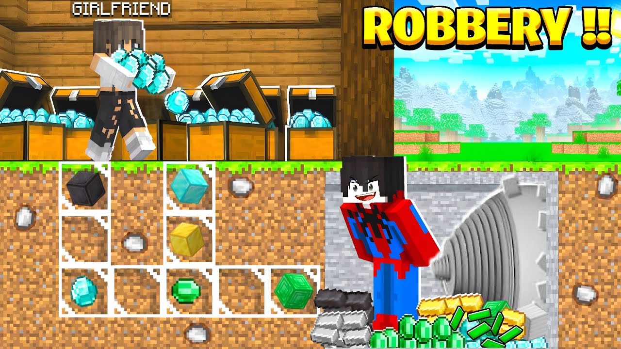 7 Ways to ROB SECRET CHEST'S Of Friend's GIRLFRIEND In Minecraft