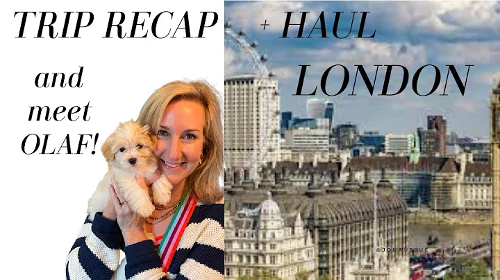 TRIP RECAP and HAUL : LONDON | Plus meet Olaf!