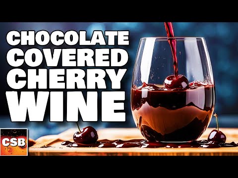 How to Make Chocolate Covered Cherry Wine at HOME