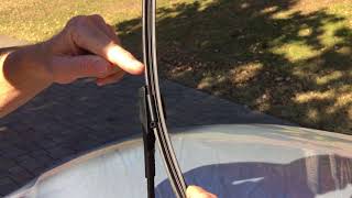 Mercedes C300 Wiper Blade Instructions
