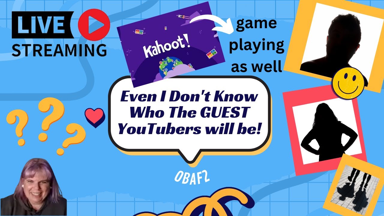 Chatting and playing kahoot this anzac day with mystery youtube guest