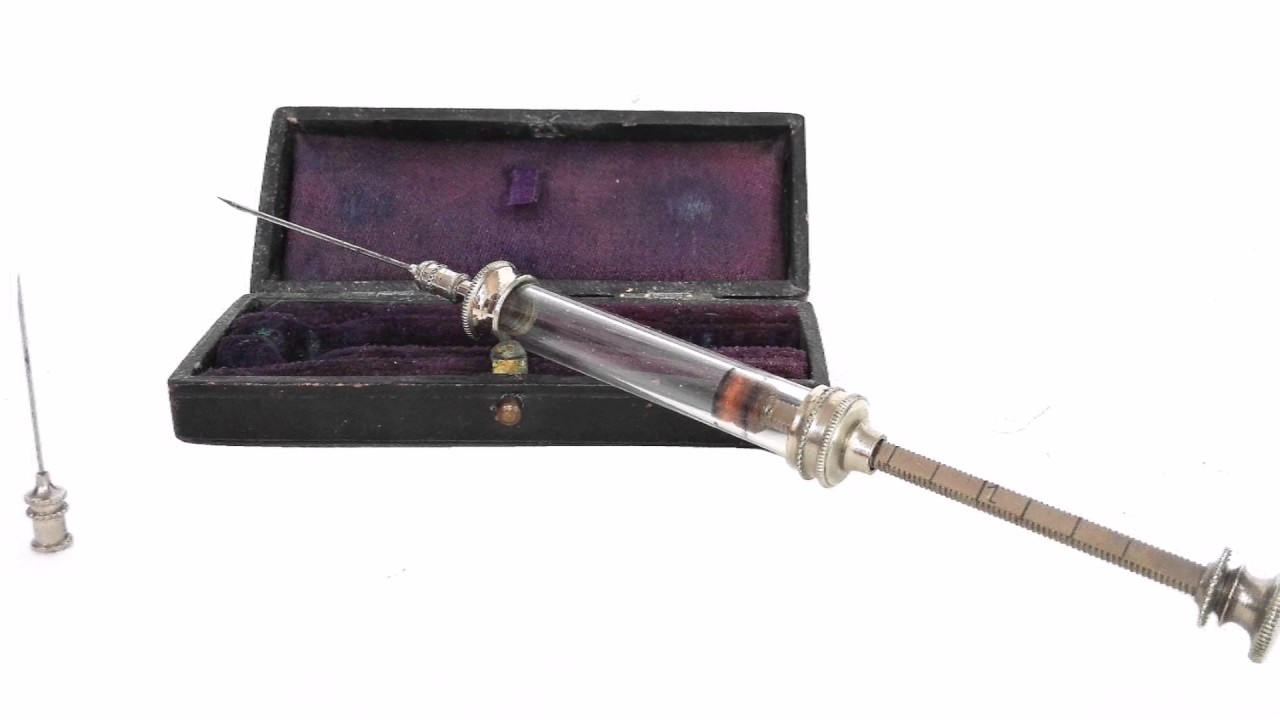 Victorian Pravaz Hypodermic Syringe in Silver YouTube