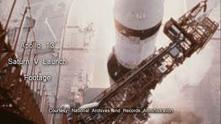 Apollo 13: Saturn V Launch Footage