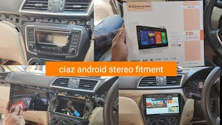 Suzuki ciaz | android stereo fitment perfectly full installation