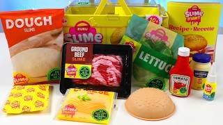 Toy ASMR 🍔  Zuru Slime Mart Hamburger Unboxing | Satisfying Realistic Food Slime!