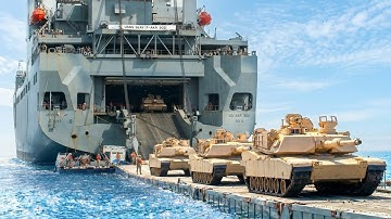 Het waanzinnige proces van het verplaatsen van 1,8 miljard dollar aan militair materieel.