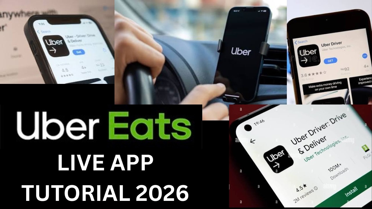 UberEats Driver App (Full LIVE Tutorial Walkthrough 2026) - YouTube