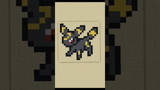 Minecraft umbreon sand art