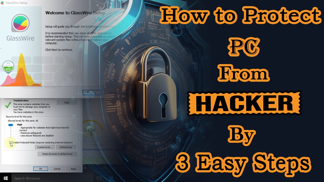 Secure Your Computer from Hackers Using 3 Easy Steps - YouTube