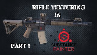 Texturinig a Rifle In Substance Painter Part 1