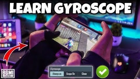 HOW TO LEARN GYROSCOPE IN BGMI & PUBG MOBILE TIPS AND TRICKS TO BE A PRO PLAYER.