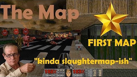 Doom 2: "The Map" by lokbustam257 / a first map ~~ UV MAX blind run sole attempt good times