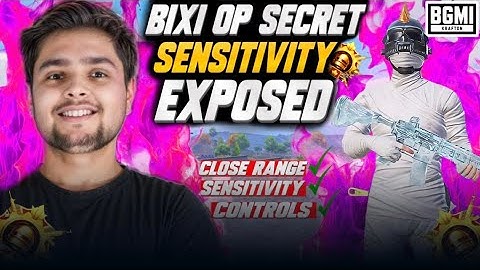 BIXIOP BIGGEST SECRET SENSITIVE EXPOSED / FT. @TheBixiOP 4.1 UPDATE BEST SENSITIVITY SETTINGS /BGMI 