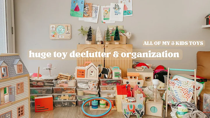 Decluttering + Organizing All Of My Kids Toys | Pr...