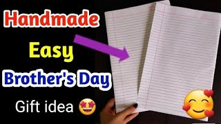 Brother's Day Gift/brother's day gift ideas/brother's day gift making at home/handmade gift ideas