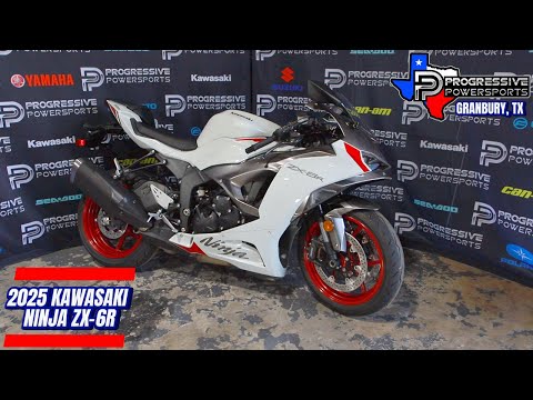 NEW 2025 Kawasaki Ninja ZX-6R Motorcycle For Sale In
