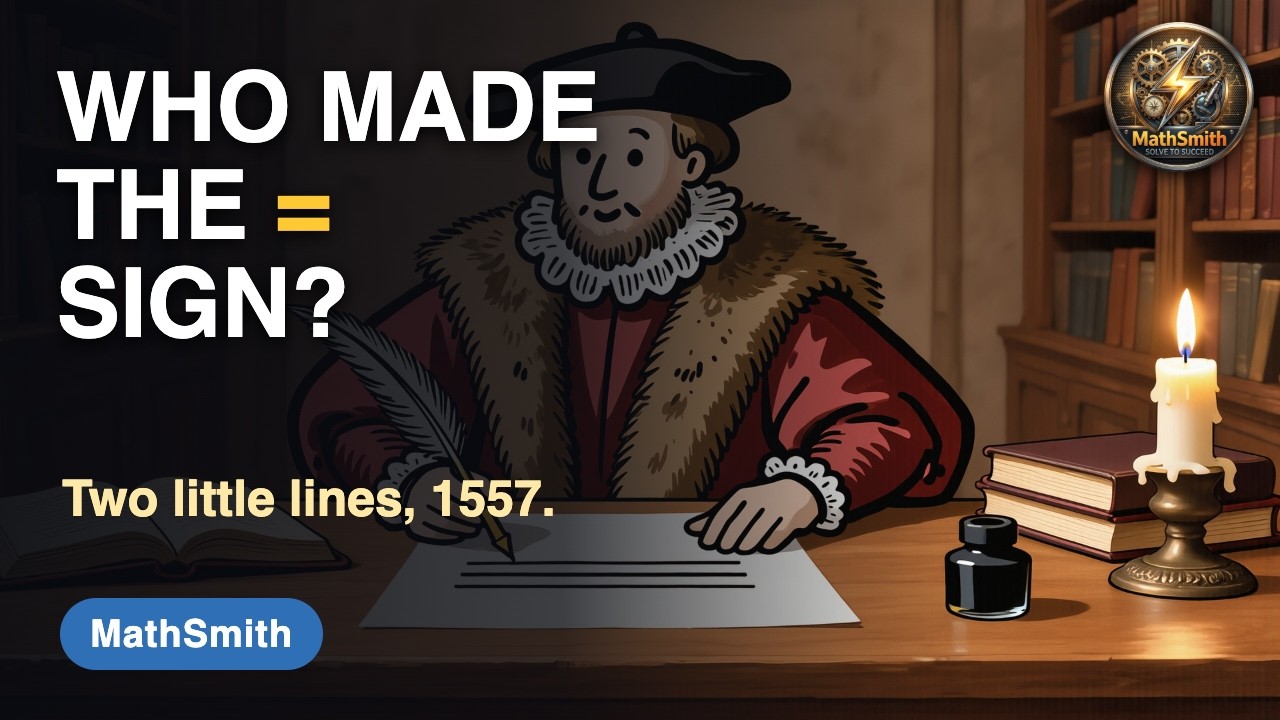 Who Invented the Equals Sign? Robert Recorde, 1557 - YouTube