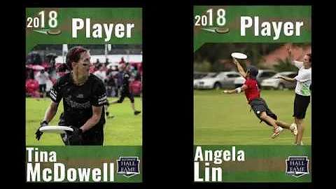 USA Ultimate Hall of Fame Members McDowell and Lin