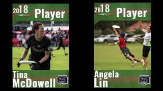 USA Ultimate Hall of Fame Members McDowell and Lin