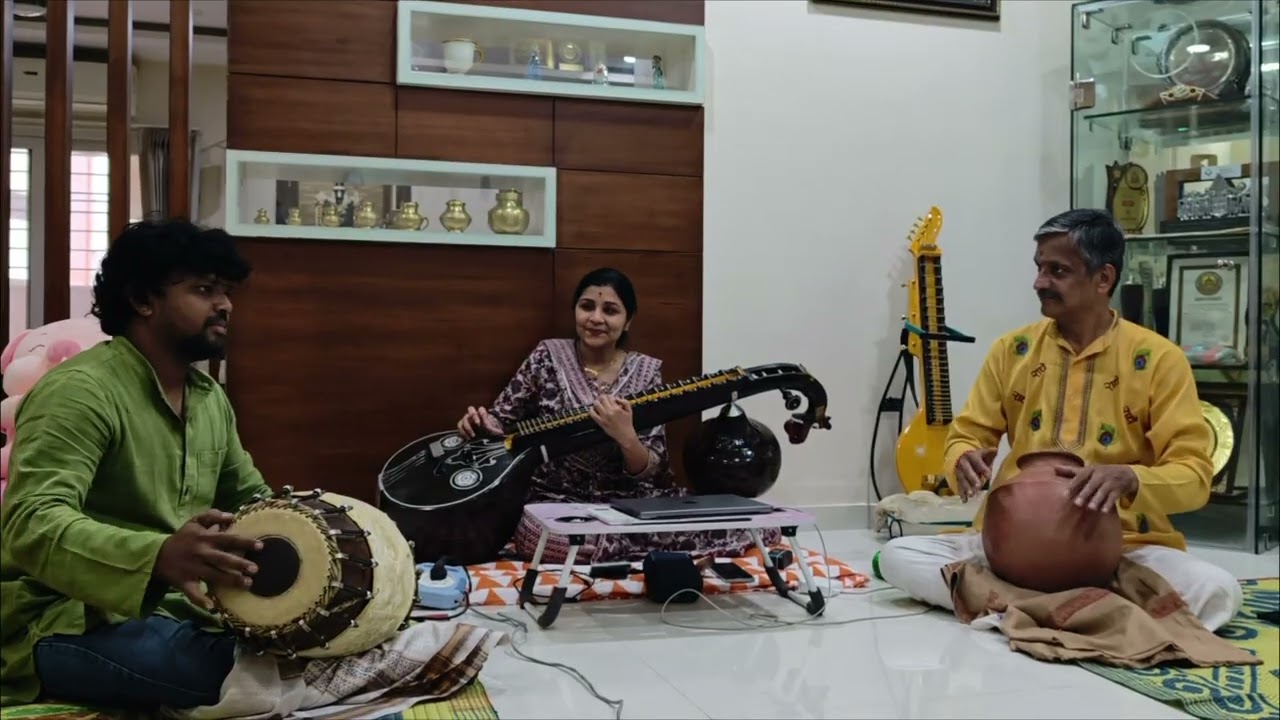 Rehearsal for tomorrow 's classical show at Hyderabad #Bantureetikoluvu #veenasrivani Rehearsal for tomorrow 's classical show at Hyderabad #Bantureetikoluvu #veenasrivani