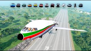 Instant 600 MPH Acceleration 🚀 Which Vehicle Can Survive ?🤔 BeamNG.Drive screenshot 4