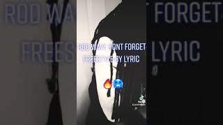 Rod wave dont forget freestyle by Lyric 💔💔#hardtimes #mississippi#viral #femalerapper #painmusic