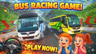 Crazy Bus Racing Game 🚍💨 | Fast Speed Bus Driving for Kids screenshot 4
