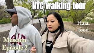 Free walking tour in New York || West Central Park || Foodie Club || Tibetan Vlogger ||