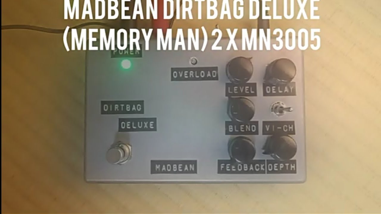 Madbean Runt Madbean Dirtbag Deluxe (Memory Man) w/ 2 x MN3005 BBD - YouTube