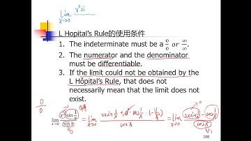 AP微积分 中文讲授 Lecture 2.8 L Hopital