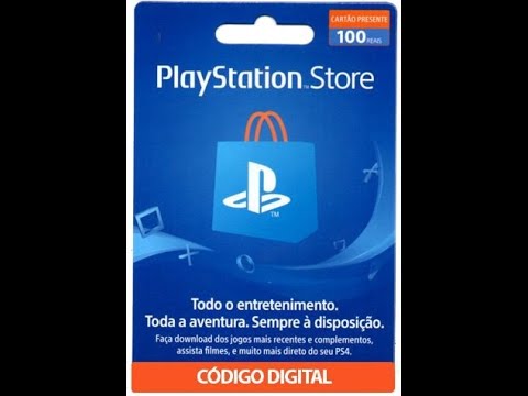 Cartão PSN. Gift Card para PS4 PS5. Playstation Plus e Créditos em Reais