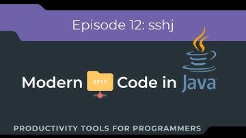 Modern Java: Download and Upload Files from SFTP Servers from Java using the sshj library
