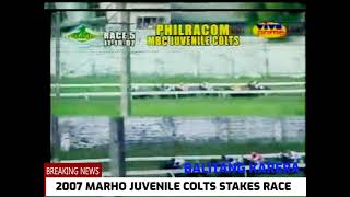 2007 MARHO BREEDERS CUP JUVENILE COLTS WON BY DON ENRICO & RIDDEN BY JA GUCE (18 NOVEMBER 2007 PRCI)
