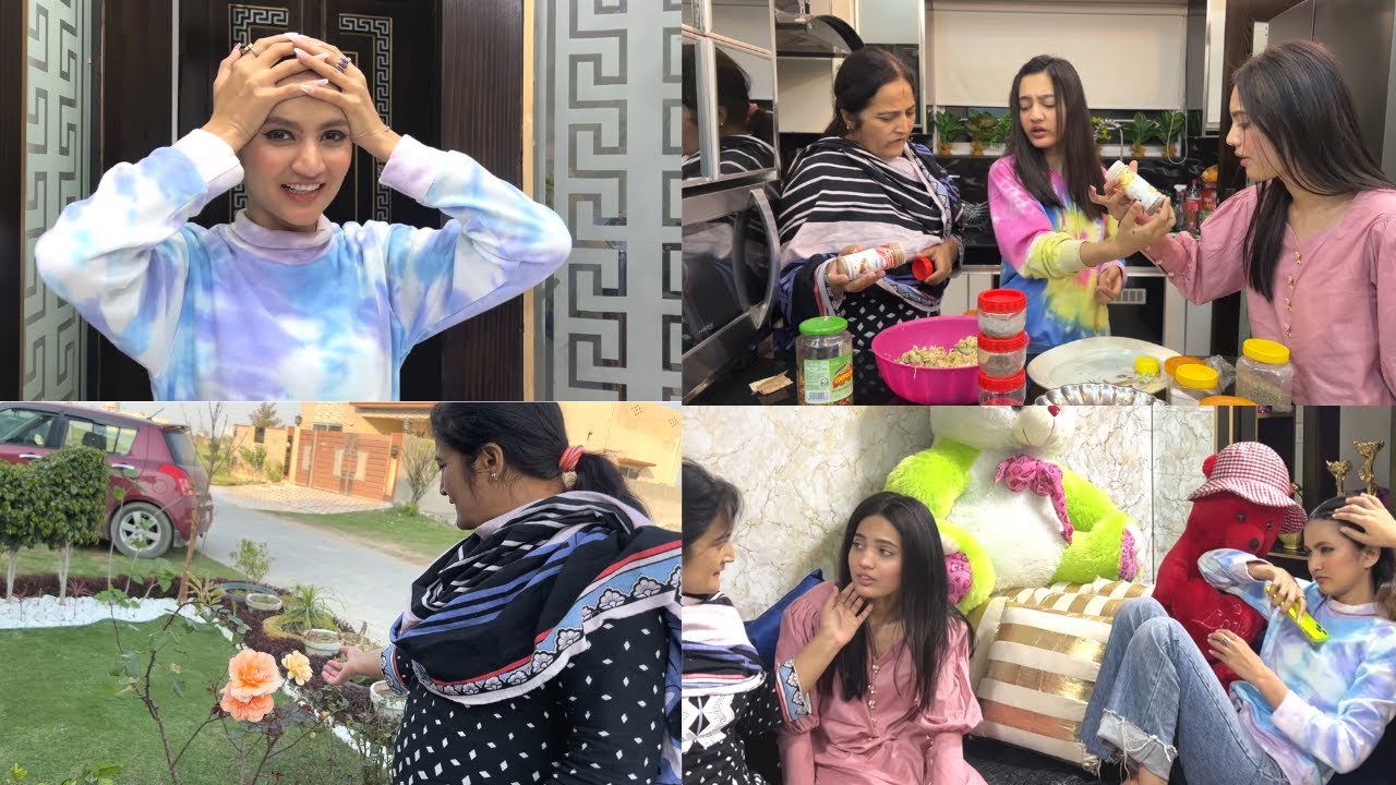 MAMA NY SAB SY KAAM KERWAYA 😑😅 | Hira ki new look 👧 | Our garden tour 🌺🌺 | Rabia ny shami banae 🤣🤣