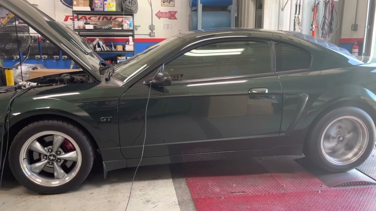 Procharged 2001 Mustang Bullitt Dyno