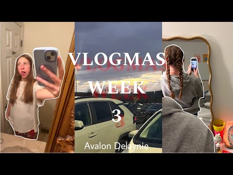 Vlogmas week 3!! | school, spirit week, Waffle House | Avalon Delaynie